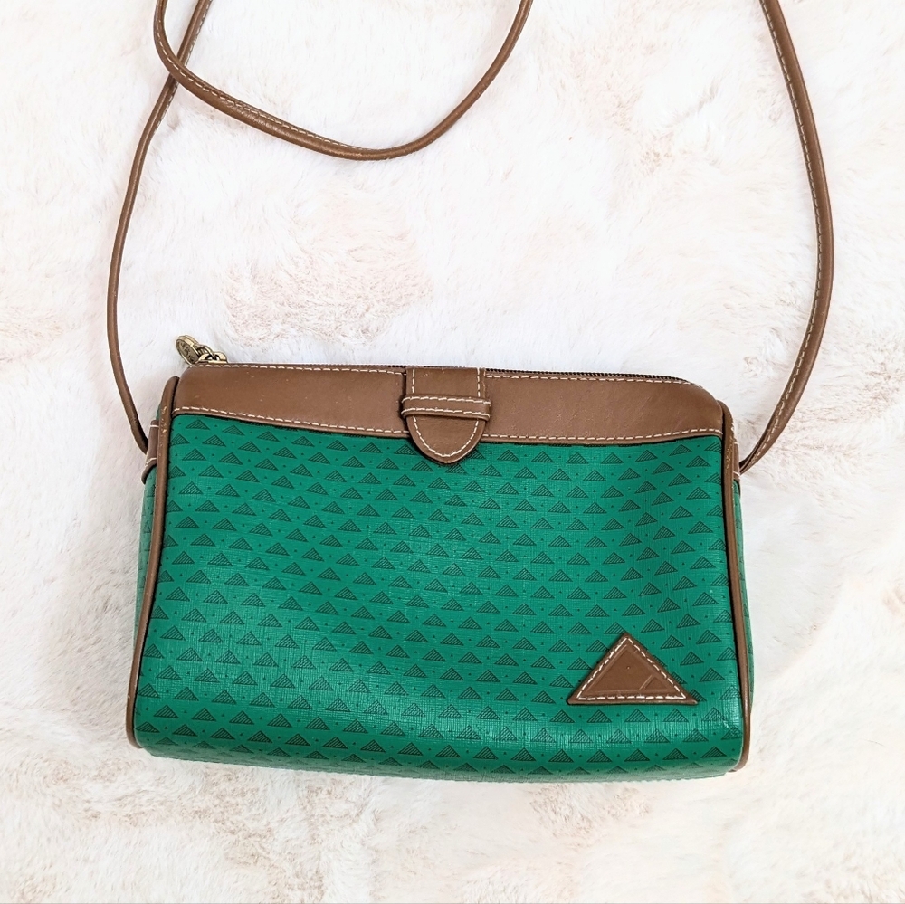 💚 Vintage Liz Claiborne Crossbody Bag 80's